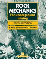 Rock Mechanics for Underground Mining