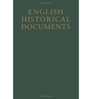 English Historical Documents, 1042-1189