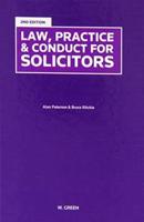 Law, Practice and Conduct for Solicitors