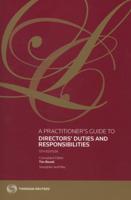 A Practitioner's Guide to Directors' Duties and Responsibilities