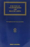 Scrutton on Charterparties and Bills of Lading. First Supplement to the Twenty-Second Edition