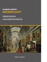 Hanbury and Martin, Modern Equity