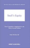 Snell's Equity. First Supplement to the Thirty-Second Edition