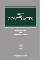 Chitty on Contracts. First Supplement to the Thirty-Second Edition