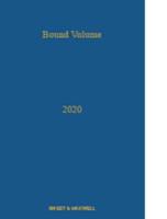 Journal of Housing Law 2020 Bound Volume