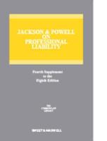 Jackson & Powell on Professional Liability 4th Supplement