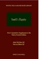 Snell's Equity 1st Supplement