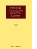Personal Injuries and Quantum Reports 2021 Bound Volume