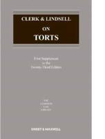 Clerk & Lindsell on Torts 2nd Supplement