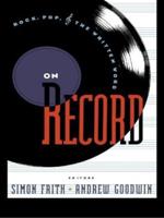 On Record: Rock, Pop and the Written Word