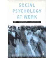 Social Psychology at Work