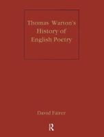 Thomas Warton's History of English Poetry
