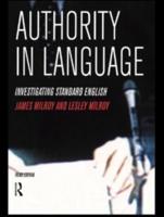 Authority in Language