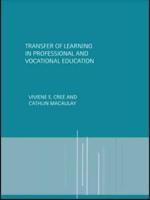 Transfer of Learning in Professional and Vocational Education : Handbook for Social Work Trainers