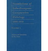 Foundations of Indo-European Comparative Linguistics 1800-1850