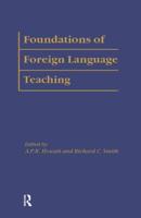 Foundations of Foreign Language Teaching