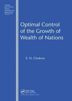 Optimal Control of the Growth of Wealth of Nations