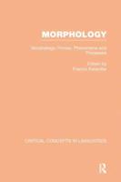 MORPHOLOGY:CRIT CONCEP LING V2