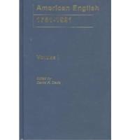 American English, 1760-1925