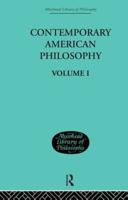 Contemporary American Philosophy