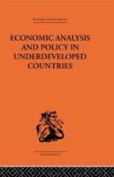 Development Economics. Economic Analysis and Policy in Underdeveloped Countries