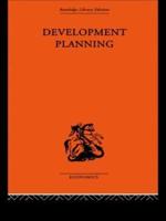 Development Economics. Development Planning