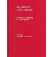 Japanese Linguistics