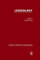 Lexicology:Crit Con Linguis V6