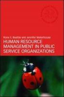 Human Resource Management in Public Service Organizations