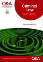 Criminal Law 2007-2008
