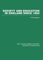 Society and Education in England Since 1800