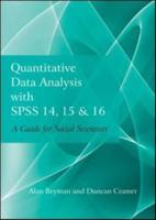 Quantitative Data Analysis With SPSS 14, 15 & 16