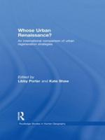 Whose Urban Renaissance?