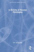A History of Russian Philosophy
