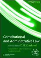 Constitutional and Administrative Law Statutes 2008-2009