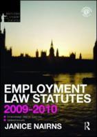 Employment Law Statutes 2008-2009
