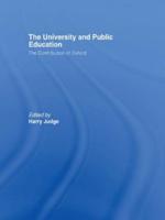 The University and Public Education : The Contribution of Oxford
