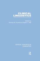 Clinical Linguistics V1