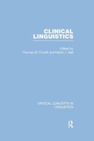 Clinical Linguistics V3