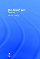 Jewish Law Annual Volume 20