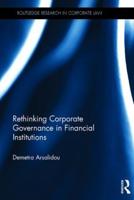 Rethinking Corporate Governance in Financial Institutions