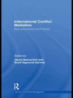 International Conflict Mediation : New Approaches and Findings