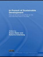 In Pursuit of Sustainable Development: New governance practices at the sub-national level in Europe