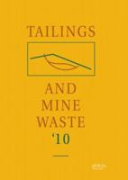 Tailings and Mine Waste '10