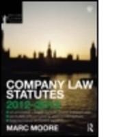 Company Law Statutes, 2012-2013