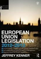 European Union Legislation, 2012-2013