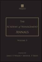 The Academy of Management Annals, Volume 5