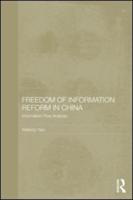 Freedom of Information Reform in China: Information Flow Analysis