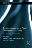 Crossing Boundaries in Public Management and Policy