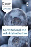 Constitutional and Administrative Law 2012-2013